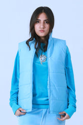 Sleeveless Puffer Jacket - Brackets