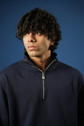 Mock Neck Sweatshirt - Brackets