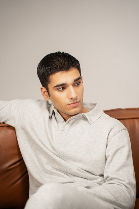 Long-Sleeves Polo Shirt - Brackets