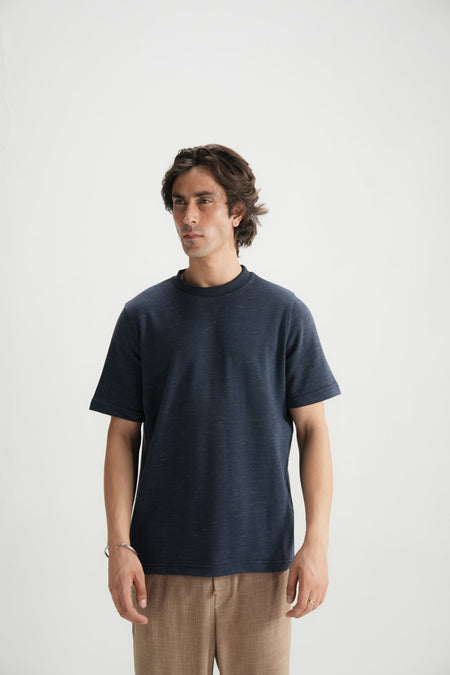 Navy Blue T-Shirt - Brackets