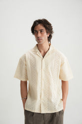 Chikan Kari Resort Shirt - Brackets