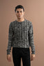 Cable Knitted Sweater - Grey