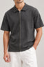 Half Sleeves Black Zipper