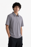Grey Zipper Polo