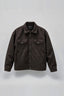 Black Suede Utility Jacket