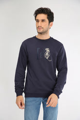 SWEAT SHIRT- BLUE - Brackets