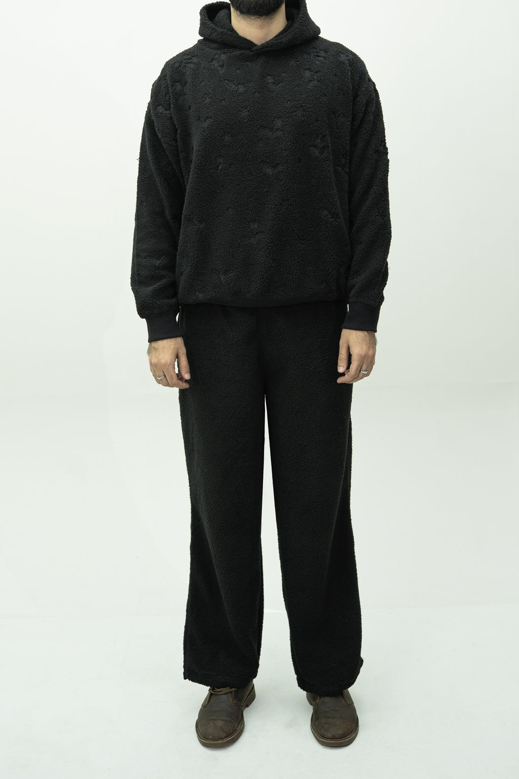 Sherpa Embroidered Hoodie