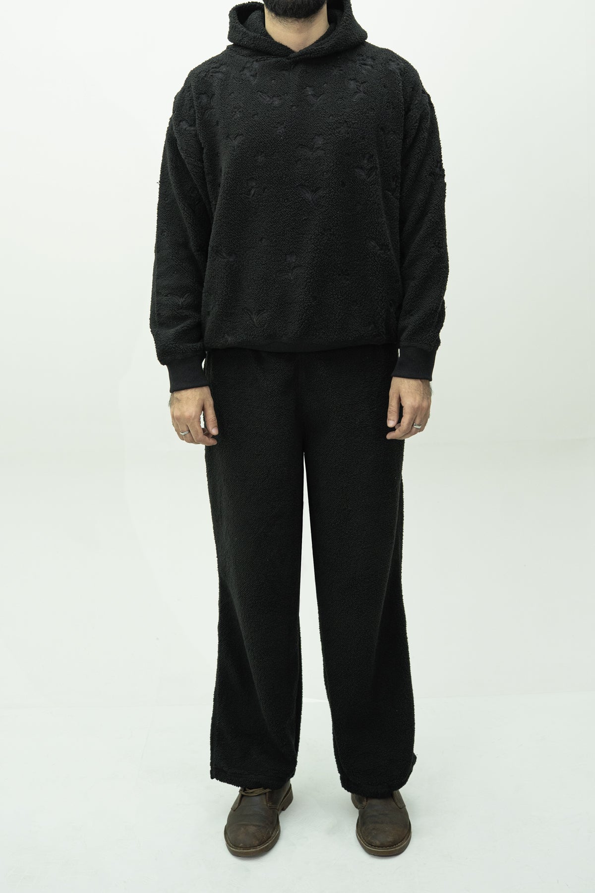 Sherpa Embroidered Hoodie