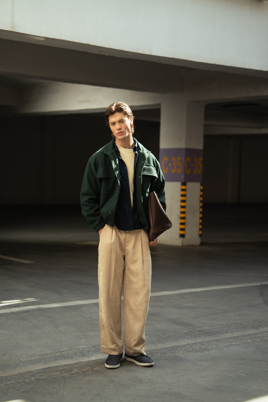 Green Trekking Shacket