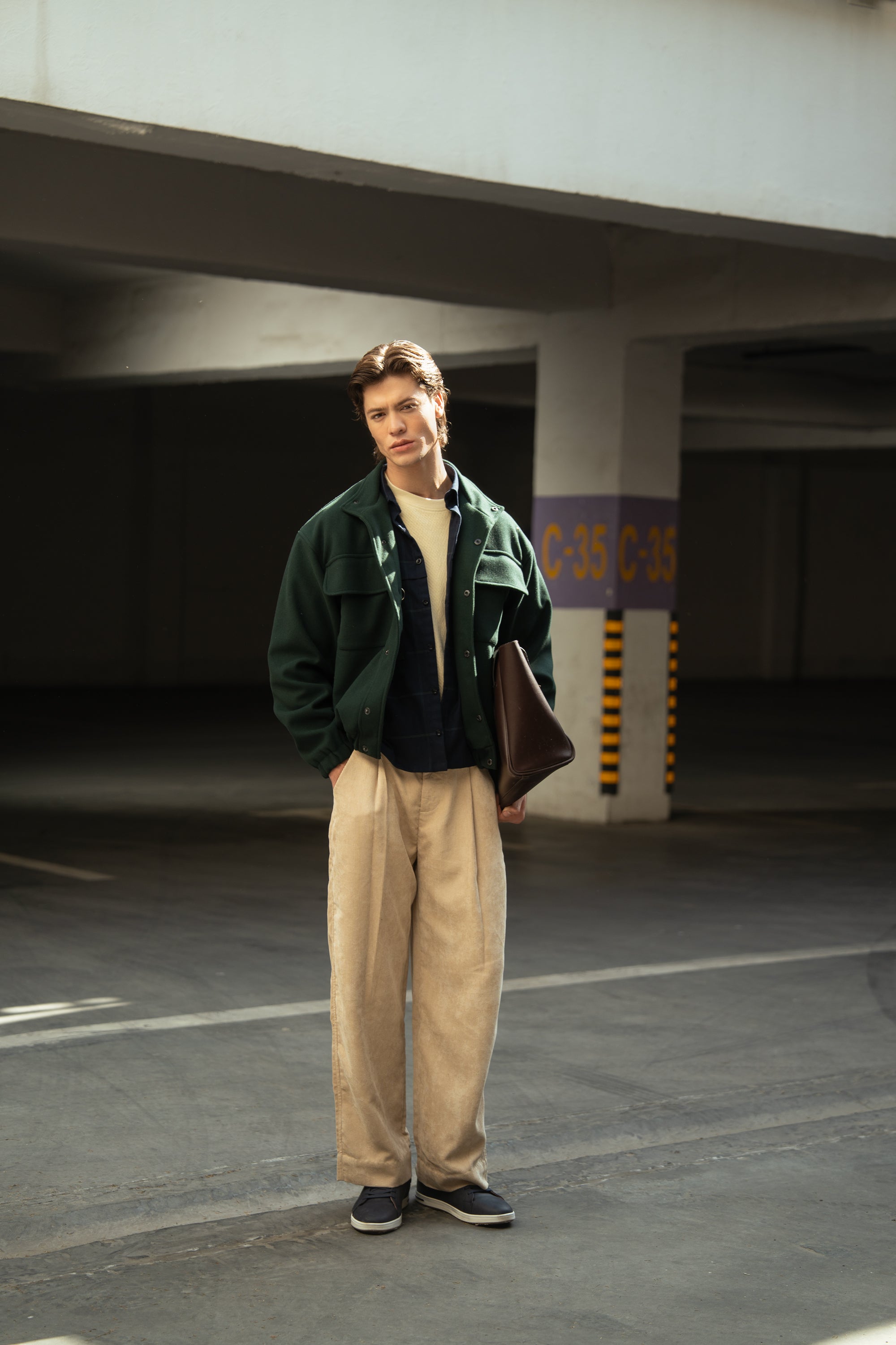 Green Trekking Shacket