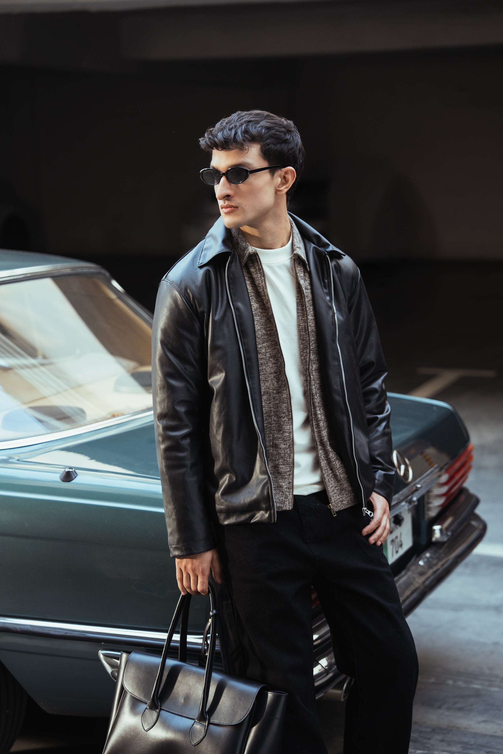 Leather Jacket - Black