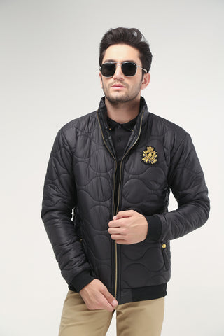 PUFFER JACKET WITH BADGE - Brackets