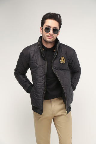 PUFFER JACKET WITH BADGE - Brackets