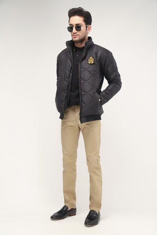 PUFFER JACKET WITH BADGE - Brackets