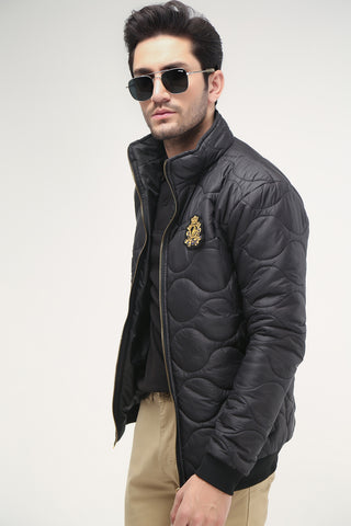 PUFFER JACKET WITH BADGE - Brackets