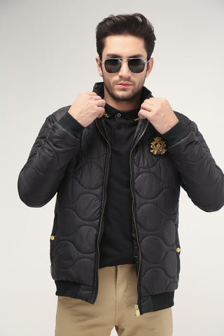 PUFFER JACKET WITH BADGE - Brackets