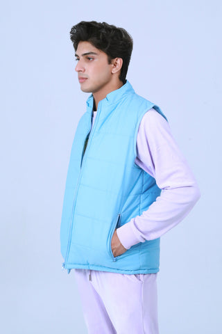 Sleeveless Puffer Jacket - Brackets