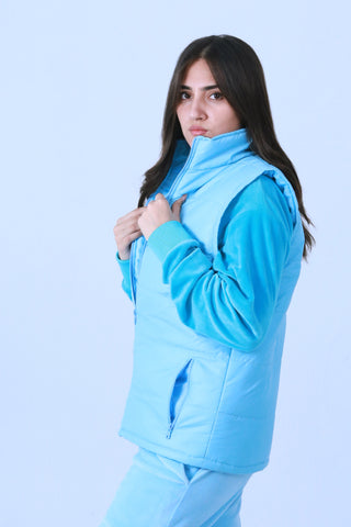 Sleeveless Puffer Jacket - Brackets