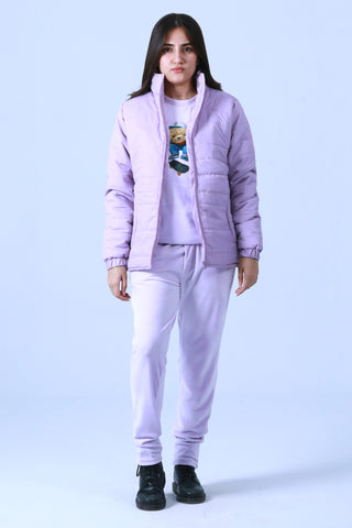 Lilac Puffer Jacket - Brackets