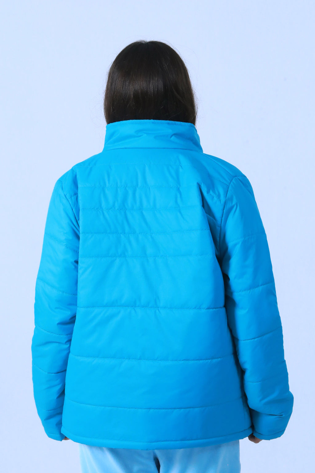 Blue Puffer Jacket - Brackets