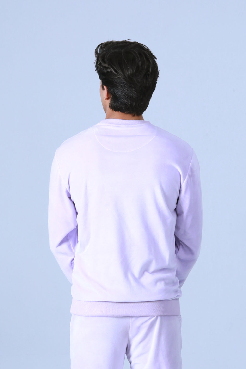 VELOUR SWEATSHIRT WITH SUBLIMATION PRINT - Brackets