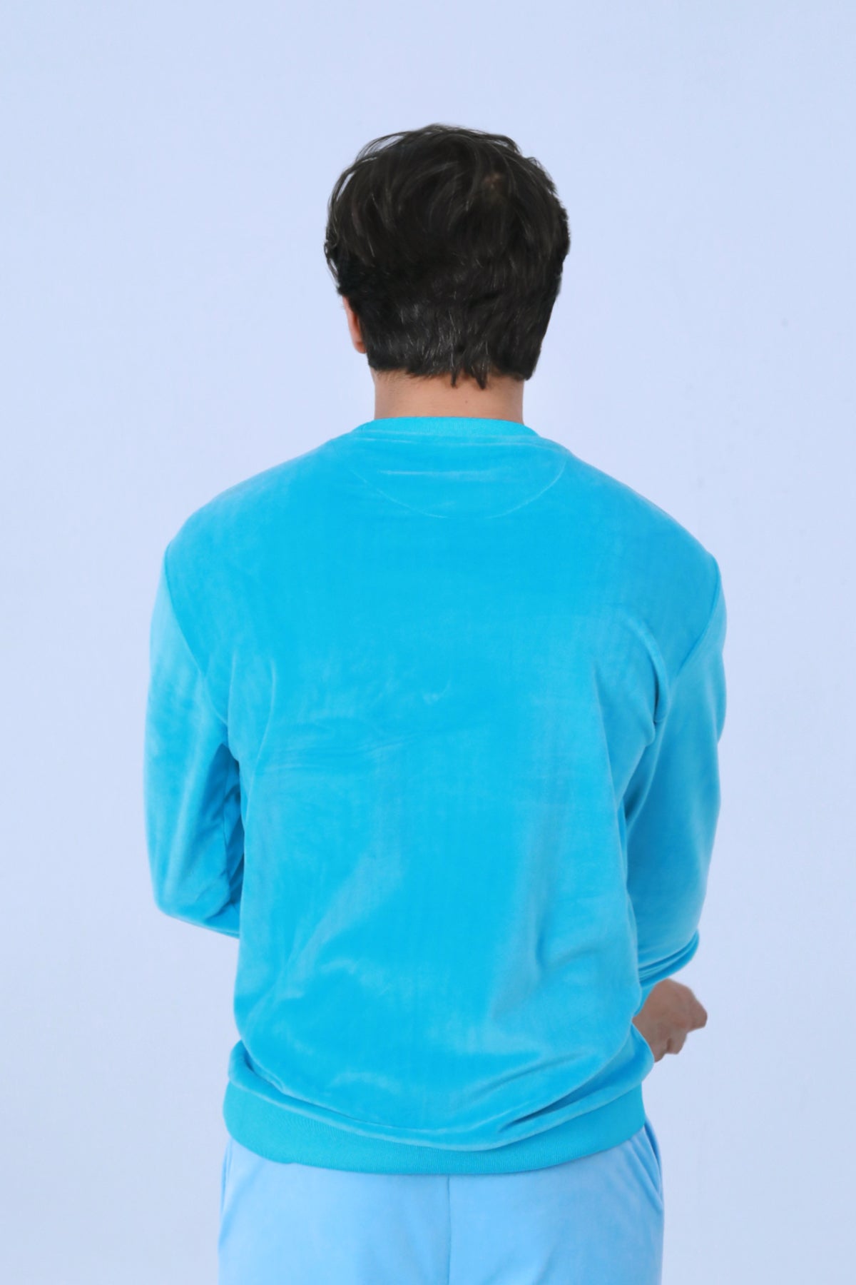 EMBELISHED VELOUR SWEATSHIRT - Brackets