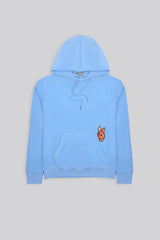 VELOUR PULLOVER HOODIE WITH SUBLIMATION PRINT