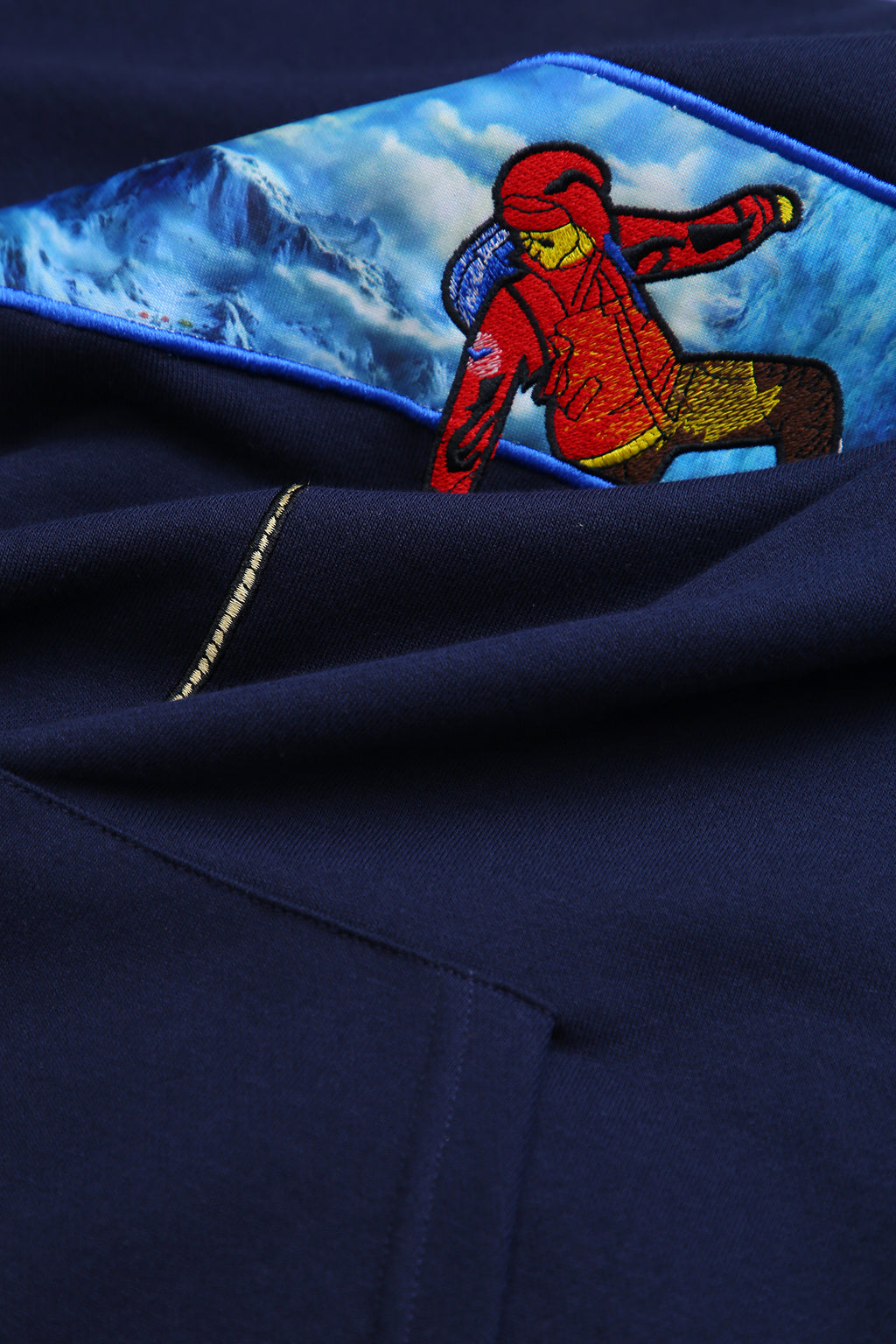 Embroidered Hoodie - Brackets