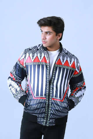 REVERSIBLE JACKET WITH SUBLIMATION PRINT - Brackets
