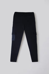BRACKETS FASHION TROUSER WITH HEAT COATED FABRIC POCKETS
