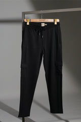 JOGGER PANTS WITH FLAP POCKETS