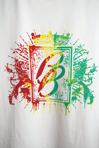 T-Shirt With Pigment Print - Brackets