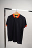 Polo Shirt With Sweater Knit Detailing - Brackets