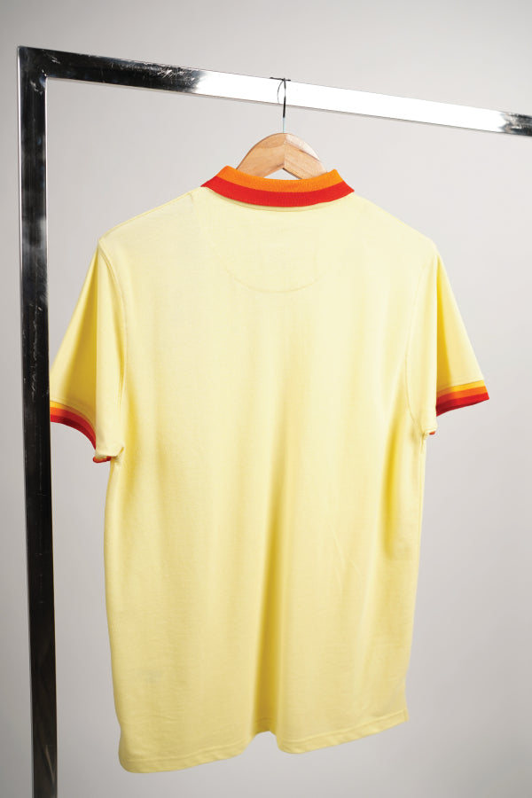 Polo Shirt With Sweater Knit Detailing - Brackets