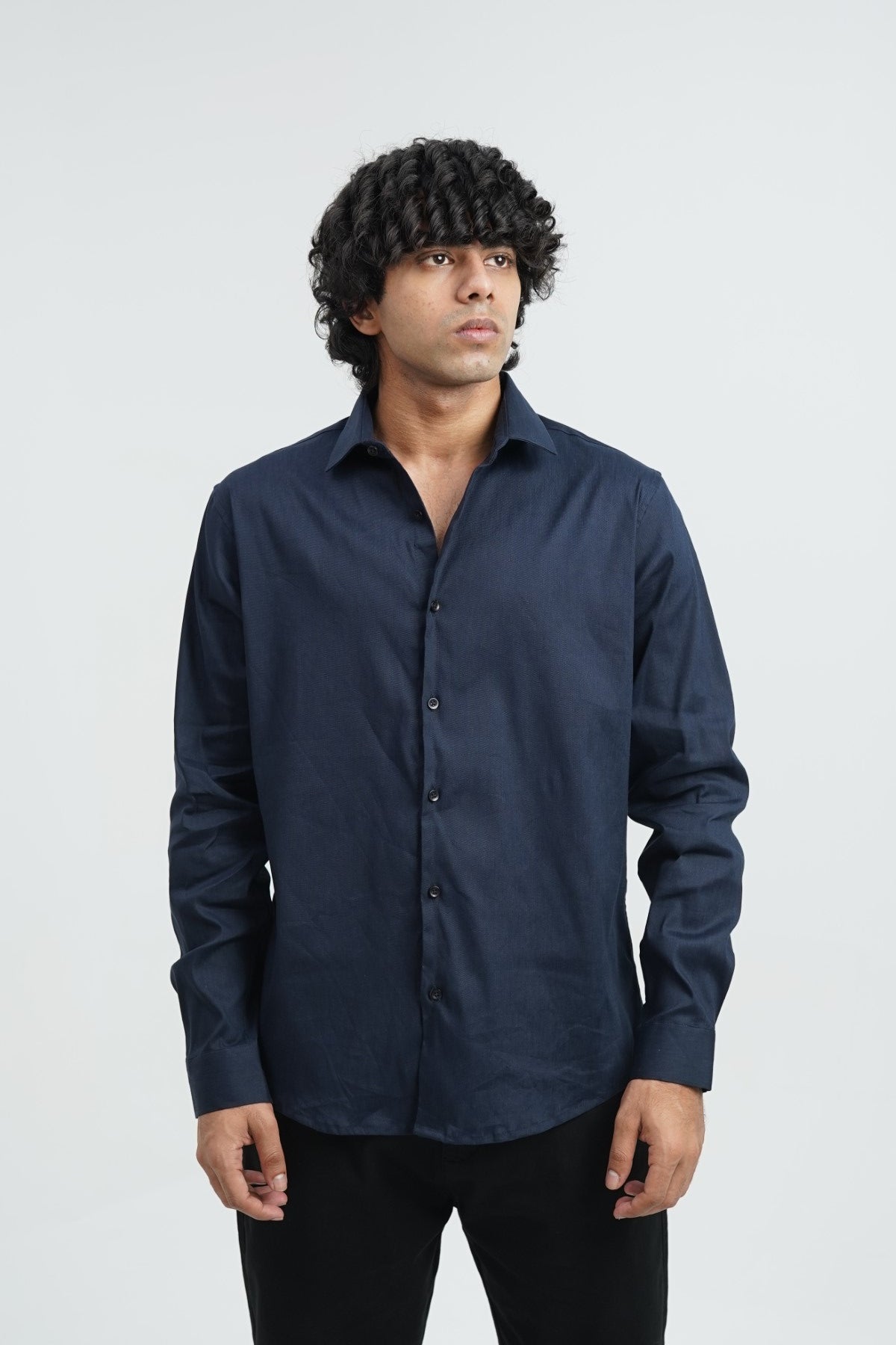 Casual  Button-Down Shirt