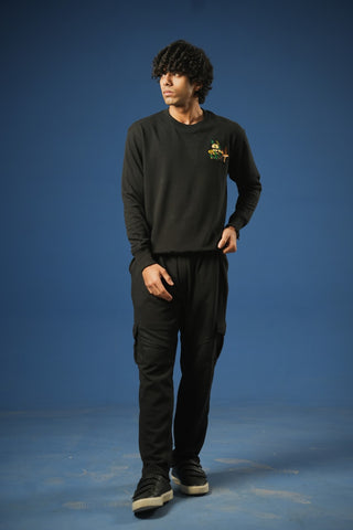 Embroidered Sweatshirt - Brackets