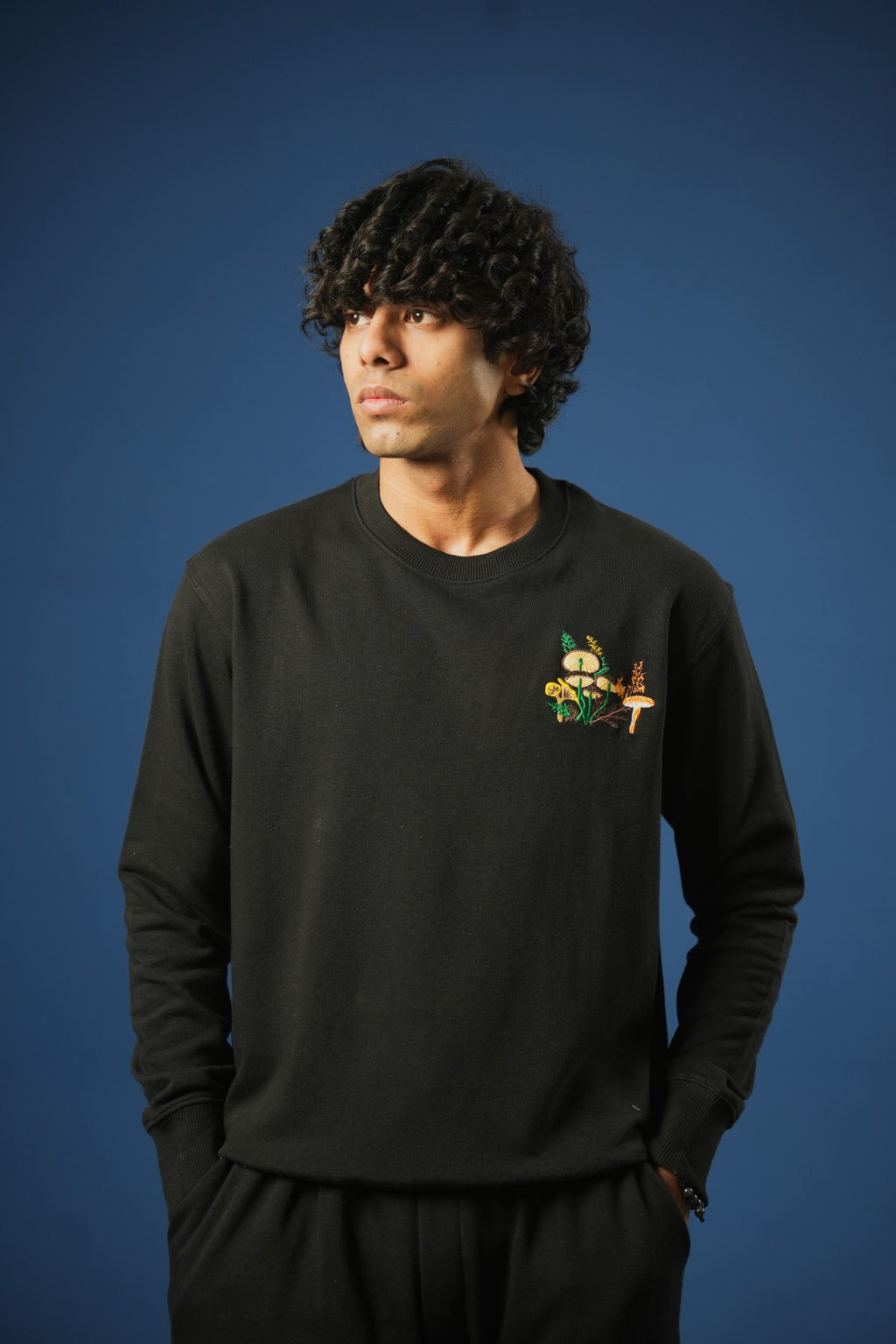 Embroidered Sweatshirt - Brackets
