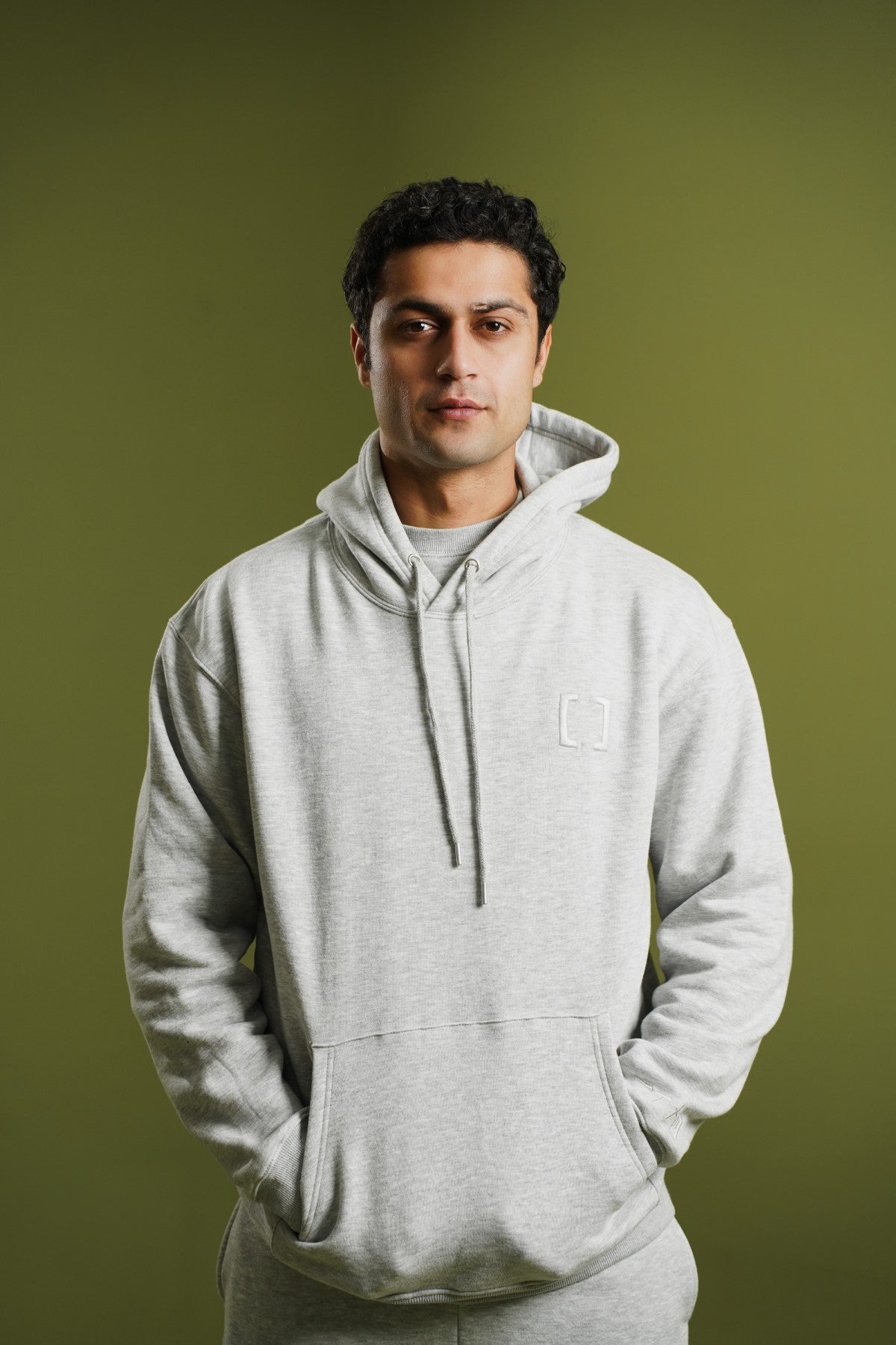 Embroidered Hoodie - Brackets