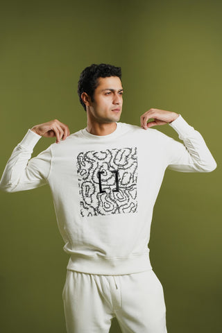 Embroidered Sweatshirt - Brackets