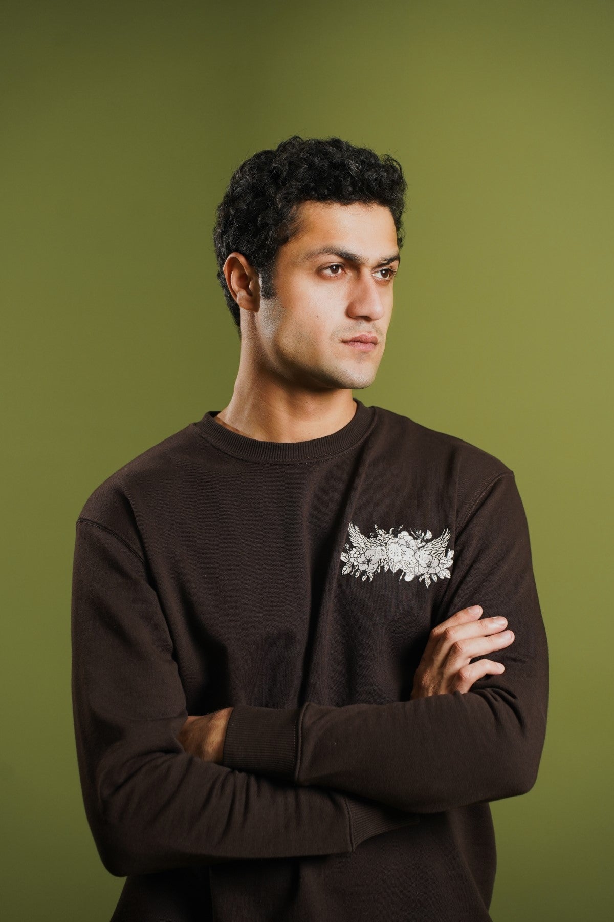 Embroidered Sweatshirt - Brackets Main image