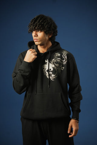 Embellished Hoodie - Brackets