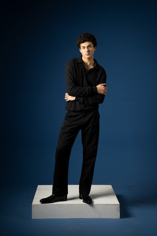 V-NECK SWEATER - Brackets