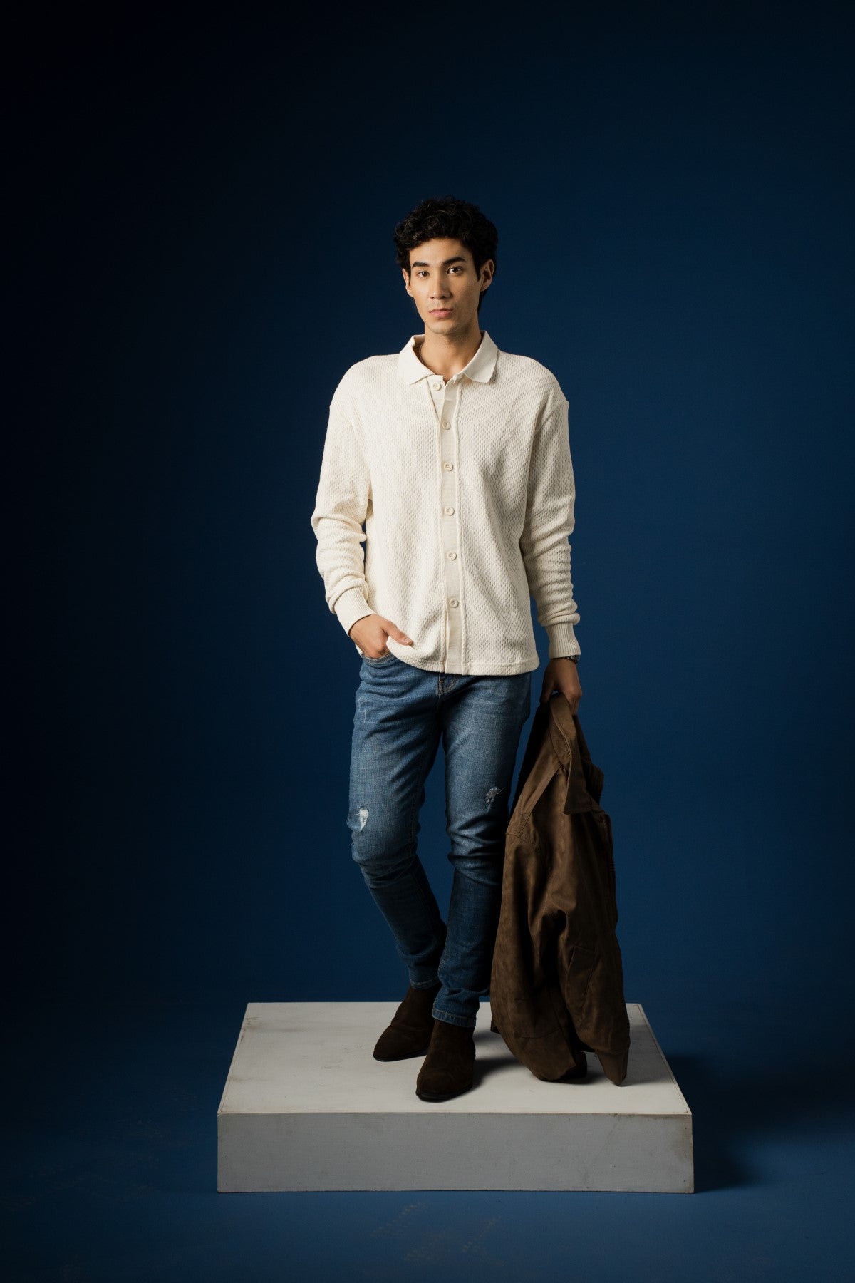 Casual Button Down Shirt - Brackets