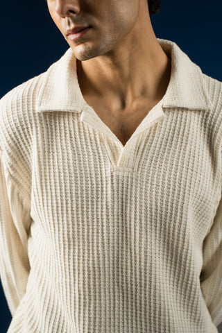 V-Neck Sweater - Brackets