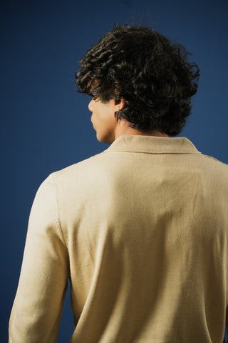 Half Zip Long Sleeve Polo - Brackets
