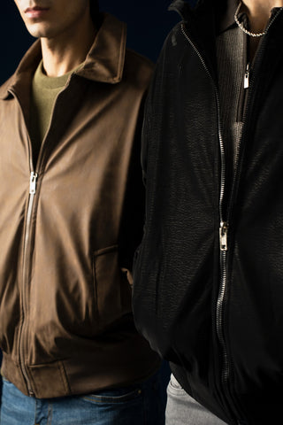 FAUX LEATHER JACKET - Brackets