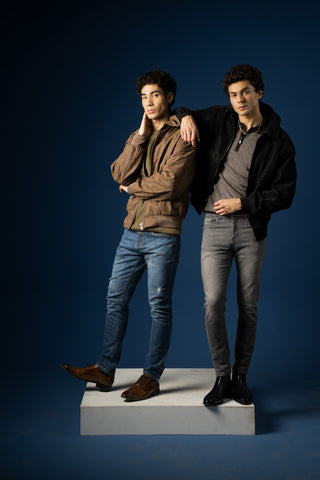 LEATHER JACKET - Brackets