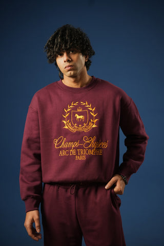 Embroidered Sweatshirt - Brackets