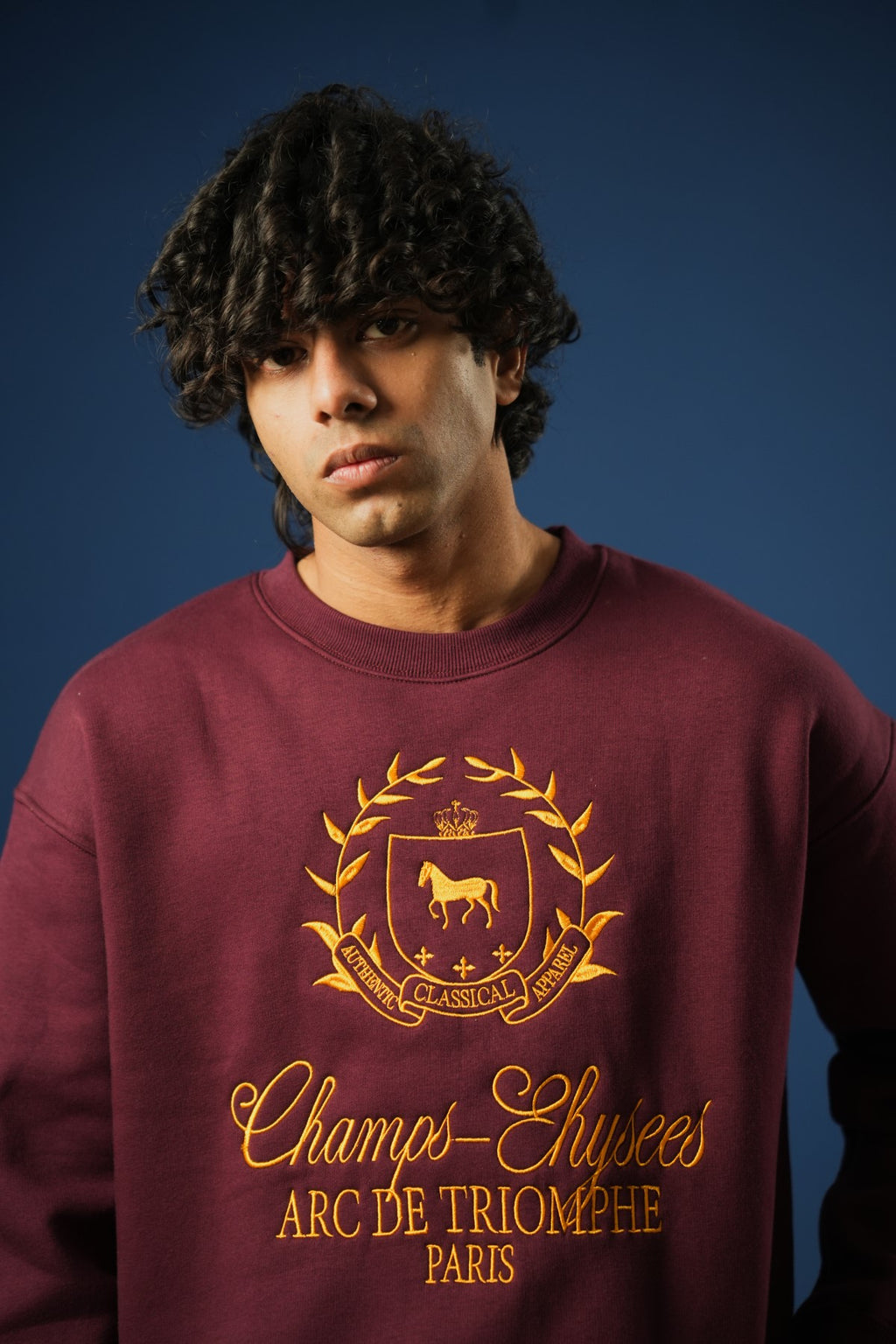 Embroidered Sweatshirt - Brackets