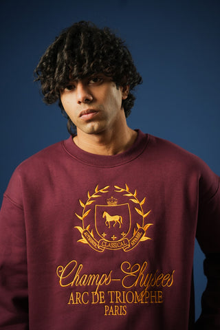 Embroidered Sweatshirt - Brackets